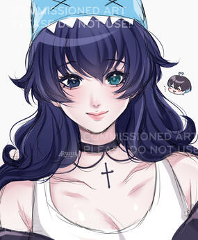 cmm work (colored sketch skeb)